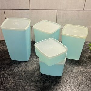 Airtight Blue Storage Container Set